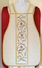 White Roman Vestment 9099